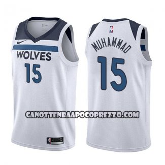 Canotte NBA Timberwolves Shabazz Muhammad Association 2017-18 Bi