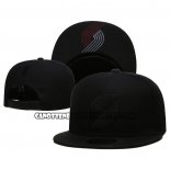 Cappellino Portland Trail Blazers Black On Black 9FIFTY Snapback Nero