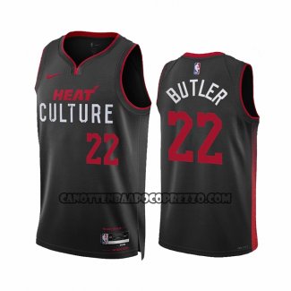 Canotte Miami Heat Jimmy Butler NO 22 Citta 2023-24 Nero