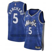 Canotte Orlando Magic Paolo Banchero NO 5 Classic 2023-24 Blu