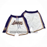 Pantaloncini Los Angeles Lakers Just Don Bianco