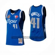 Canotte Dallas Mavericks Kyrie Irving NO 41 Hall Of Fame Mitchell & Ness 1998 Blu