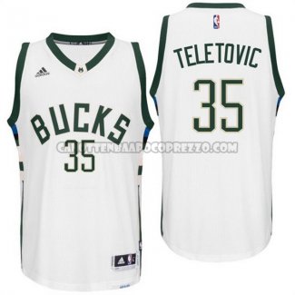 Canotte NBA Bucks Teletovic Bianco