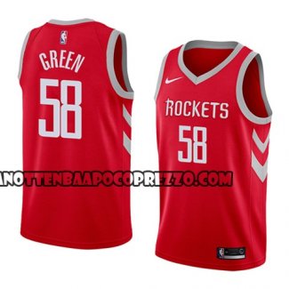 Canotte NBA Rockets Gerald Green Icon 2018 Rosso