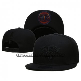 Cappellino New York Knicks Black On Black 9FIFTY Snapback Nero