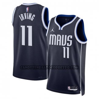 Canotte Dallas Mavericks Kyrie Irving Statement 2022-23 Blu