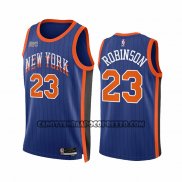 Canotte New York Knicks Mitchell Robinson NO 23 Citta 2023-24 Blu