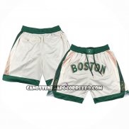 Pantaloncini Boston Celtics Citta Just Don 2023-24 Crema