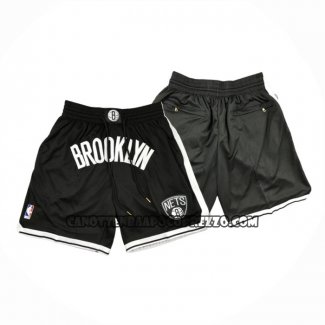 Pantaloncini Brooklyn Nets Just Don Nero2