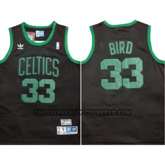 Canotte Boston Celtics Larry Bird NO 33 Nero