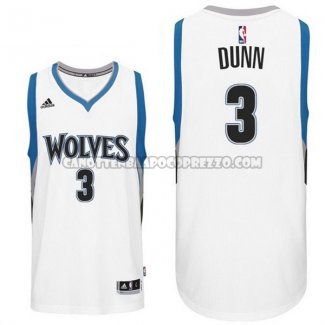 Canotte NBA Timberwolves Dunn Bianco