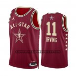 Canotte All Star 2024 Dallas Mavericks Kyrie Irving NO 11 Rosso