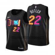 Canotte Bambino Miami Heat Jimmy Butler NO 22 2021-22 Citta Nero