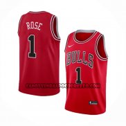 Canotte Chicago Bulls Derrick Rose NO 1 Icon Rosso