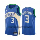 Canotte Milwaukee Bucks Marjon Beauchamp NO 3 Citta 2023-24 Blu