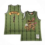 Canotte Toronto Raptors Tracy McGrady NO 1 Mitchell & Ness 1998-99 Verde