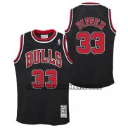 Canotte Bambino Chicago Bulls Scottie Pippen NO 33 Mitchell & Ness 1997-98 Nero