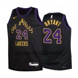 Canotte Bambino Los Angeles Lakers Kobe Bryant NO 24 Citta 2023-24 Nero