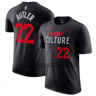 Canotte Manica Corta Miami Heat Jimmy Butler Citta 2023-24 Nero