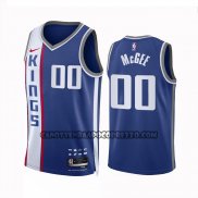 Canotte Sacramento Kings Javale Mcgee NO 00 Citta 2023-24 Blu