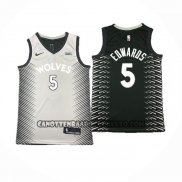 Canotte Minnesota Timberwolves Anthony Edwards NO 5 Grigio