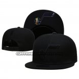 Cappellino Utah Jazz Black On Black 9FIFTY Snapback Nero