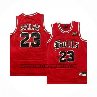 Canotte Chicago Bulls Michael Jordan NO 23 NBA Final Rosso