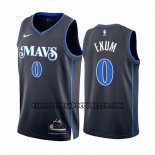 Canotte Dallas Mavericks Dante Exum NO 0 Citta 2023-24 Blu