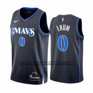 Canotte Dallas Mavericks Dante Exum NO 0 Citta 2023-24 Blu