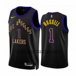 Canotte Los Angeles Lakers D'angelo Russell NO 1 Citta 2023-24 Nero