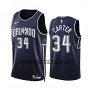 Canotte Orlando Magic Wendell Carter NO 34 Citta 2023-24 Blu