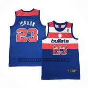 Canotte Washington Wizards Michael Jordan NO 23 Throwback Blu2