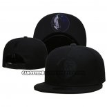 Cappellino Dallas Mavericks Black On Black 9FIFTY Snapback Nero