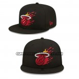 Cappellino Miami Heat New Era Splatter Nero