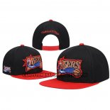 Cappellino Philadelphia 76ers Mitchell & Ness Nero Rosso