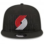 Cappellino Portland Trail Blazers 2023 NBA Draft 9FIFTY Snapback Nero