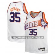 Canotte Bambino Phoenix Suns Kevin Durant NO 35 Association 2023-24 Bianco