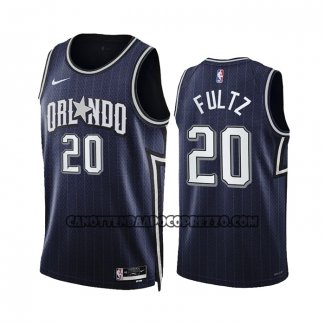 Canotte Orlando Magic Markelle Fultz NO 20 Citta 2023-24 Blu