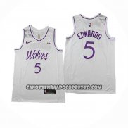 Canotte Minnesota Timberwolves Anthony Edwards NO 5 Classic 2024 Bianco