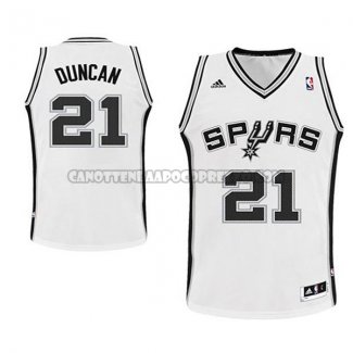 Canotte NBA Bambino Spurs Duncan 2016 Bianco