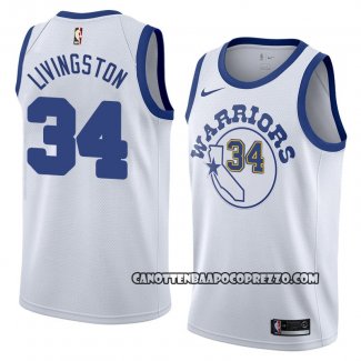 Canotte NBA Warriors Shaun Livingston Hardwood Classic 2017-18 B