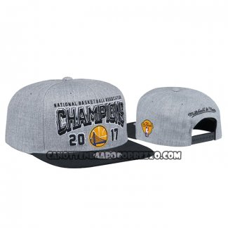 Cappellino Golden State Warriors 2017 NBA Finals Champions Snapback Grigio