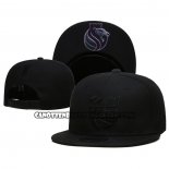 Cappellino Sacramento Kings Black On Black 9FIFTY Snapback Nero