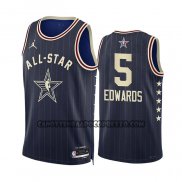 Canotte All Star 2024 Minnesota Timberwolves Anthony Edwards NO 5 Blu