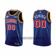 Canotte Golden State Warriors Jonathan Kuminga NO 00 75th Anniversary Blu