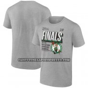 Canotte Manica Corta Boston Celtics 2024 Eastern Conference Champions Grigio