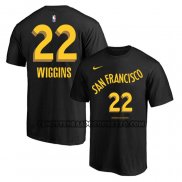 Canotte Manica Corta Golden State Warriors Andrew Wiggins Citta 2023-24 Nero