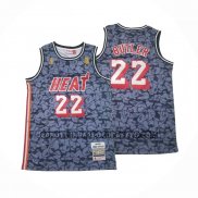 Canotte Miami Heat Jimmy Butler NO 22 Mitchell & Ness 2019-20 Grigio