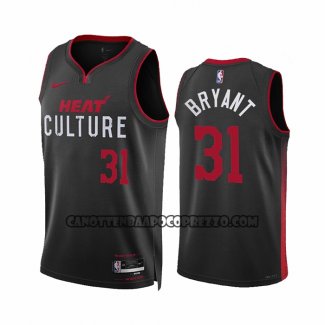 Canotte Miami Heat Thomas Bryant NO 31 Citta 2023-24 Nero