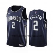 Canotte Orlando Magic Caleb Houstan NO 2 Citta 2023-24 Blu